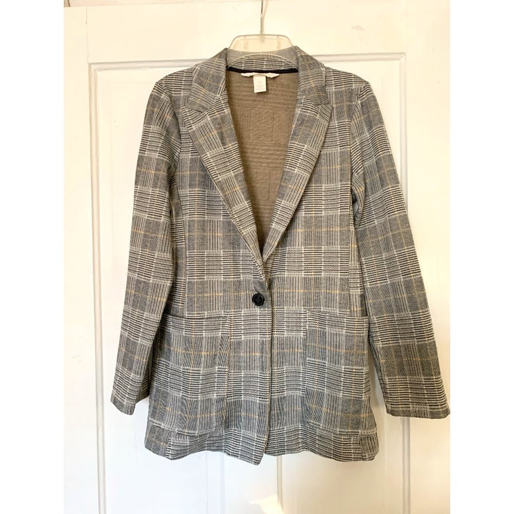 Plaid Blazer